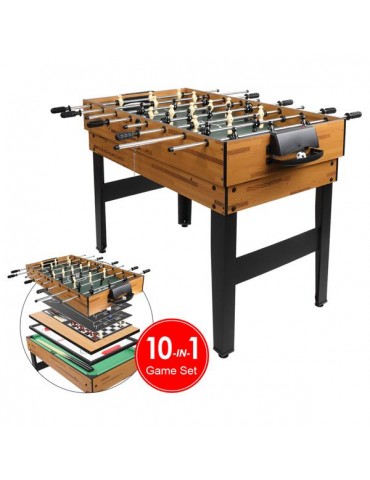4 Feet 10 in One Multifunctional Domestic Game Table Log Color