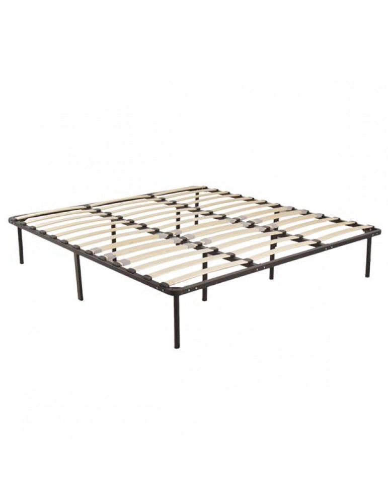 79 75 14 Wooden Bed Slat And Metal Iron, Handy Living Bed Frame King Size